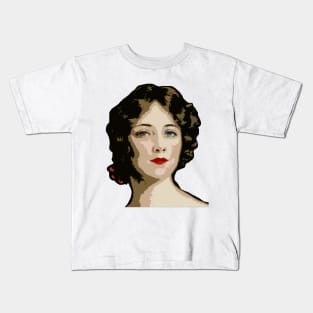 Pop ARTsublime girl with fixed gaze Kids T-Shirt